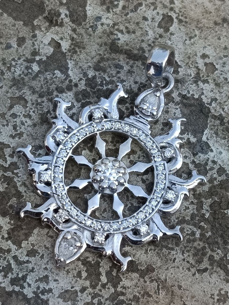 Sudarshan Chakra Pendant With Chain