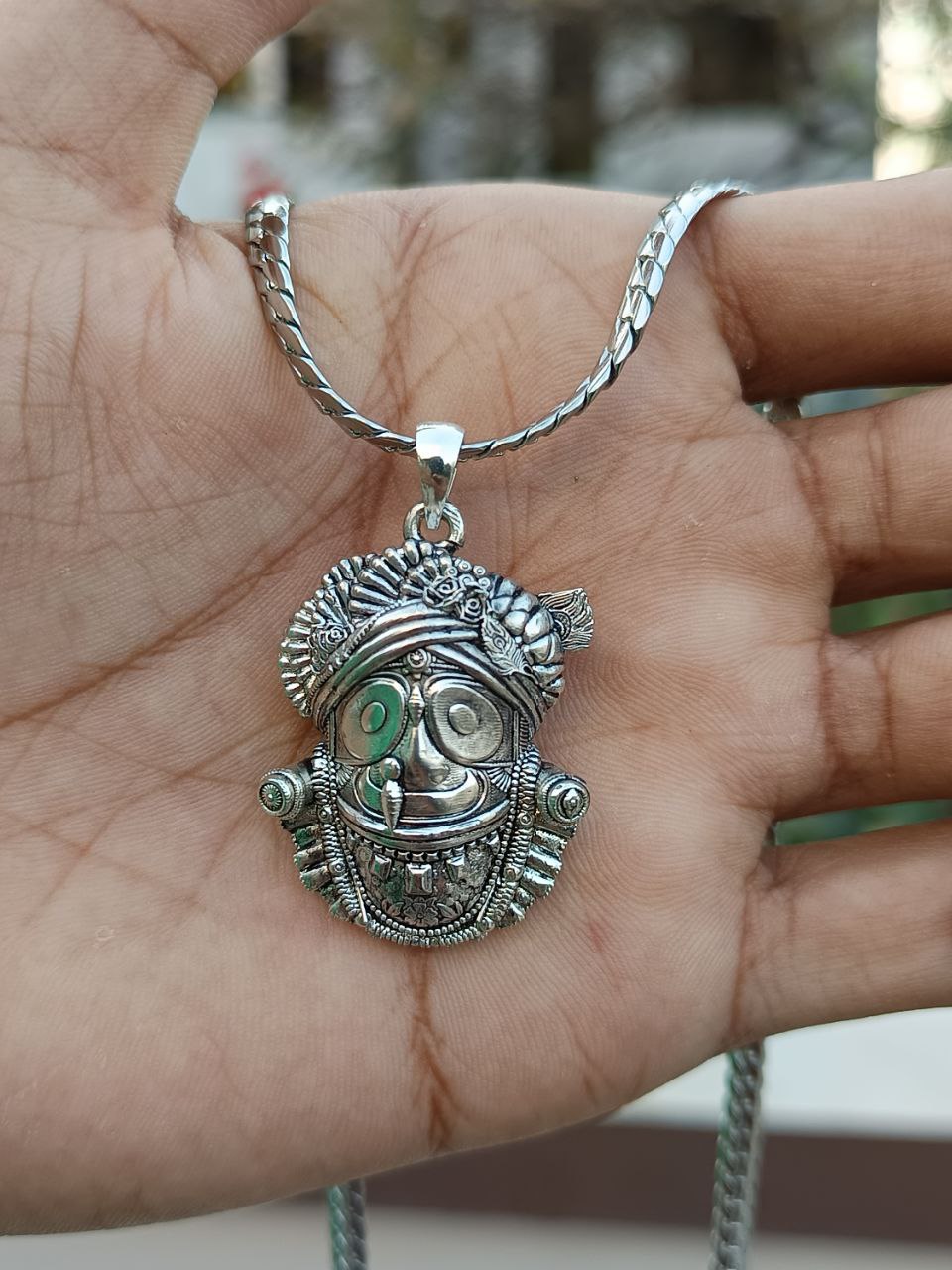Bhagwan Jagannath Pendant With Chain