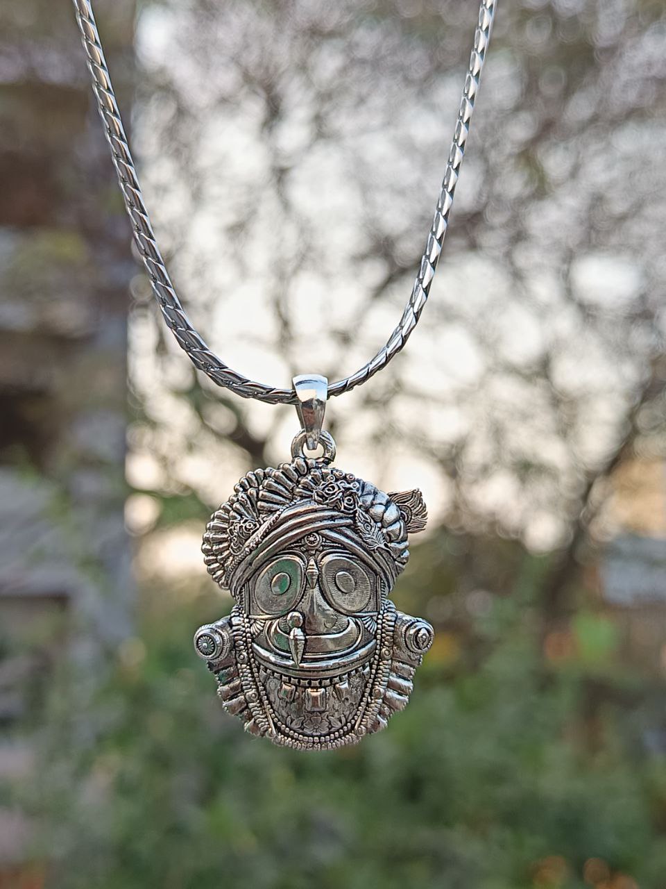 Bhagwan Jagannath Pendant With Chain