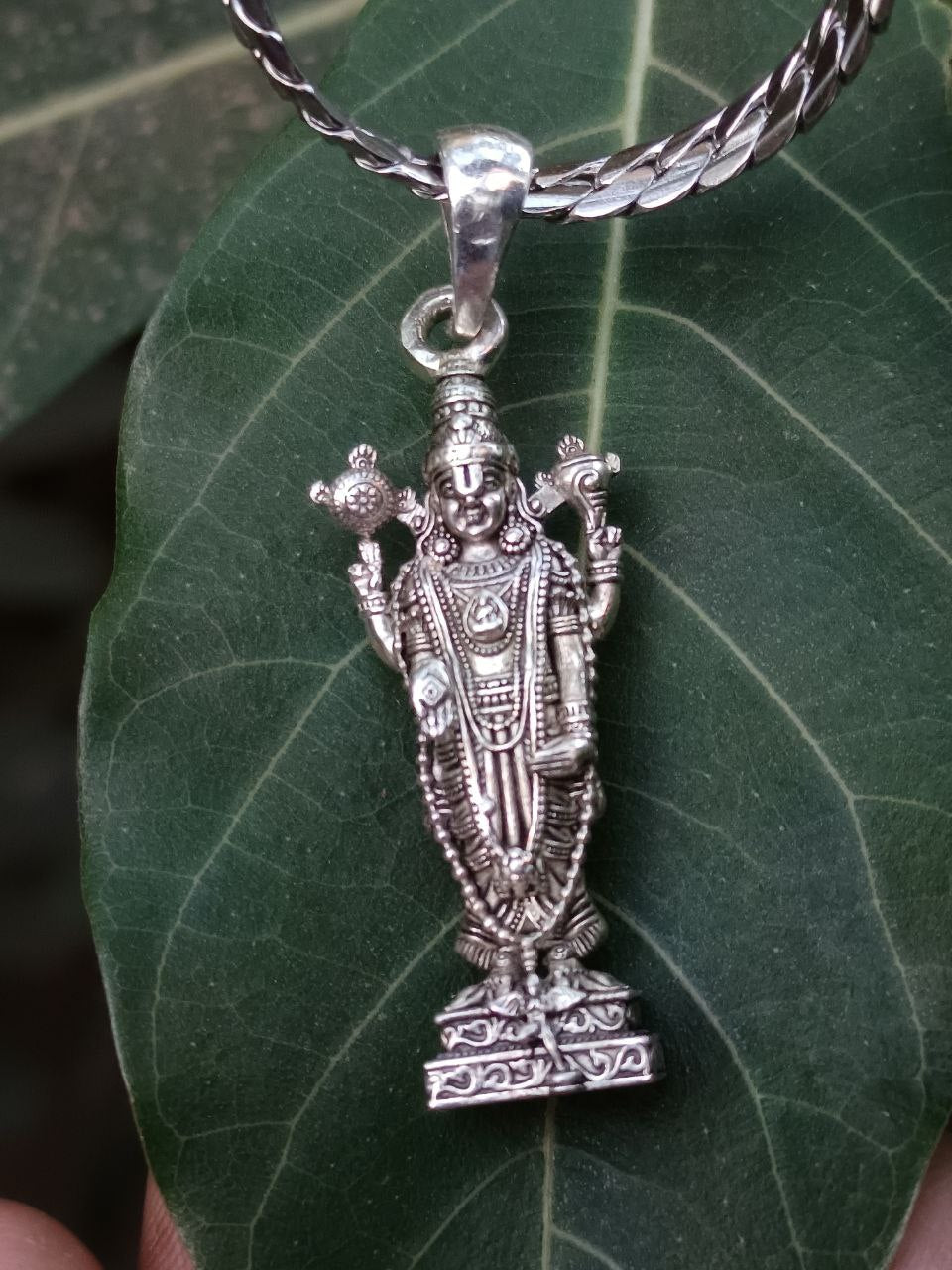Tirupati Balaji Pendant With Chain