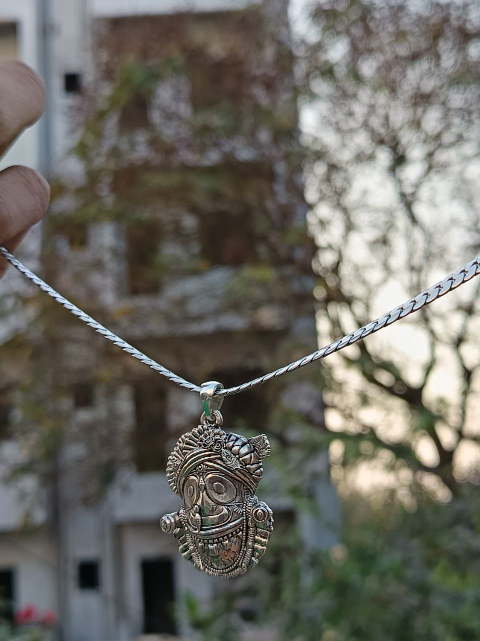 Bhagwan Jagannath Pendant With Chain