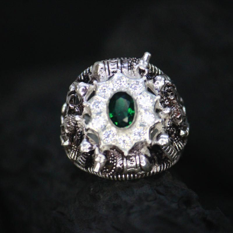 Lord Shiva Silver Plated Ring