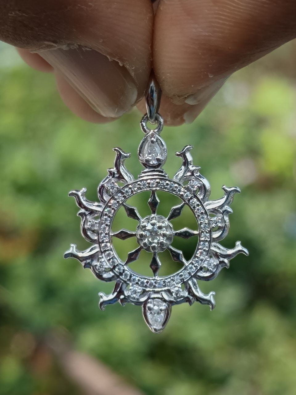 Sudarshan Chakra Pendant With Chain