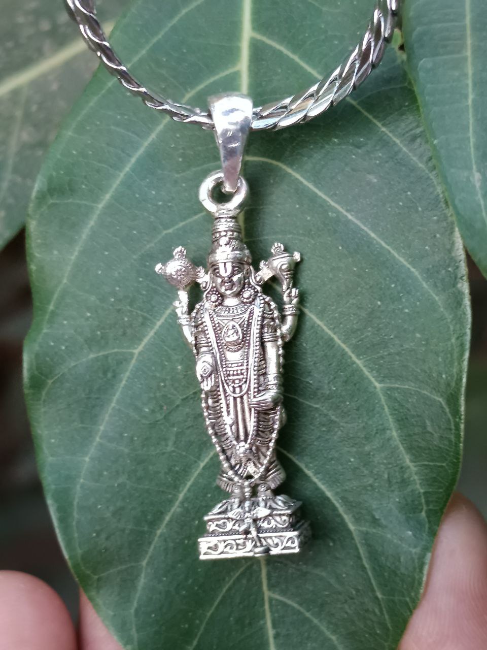 Tirupati Balaji Pendant With Chain