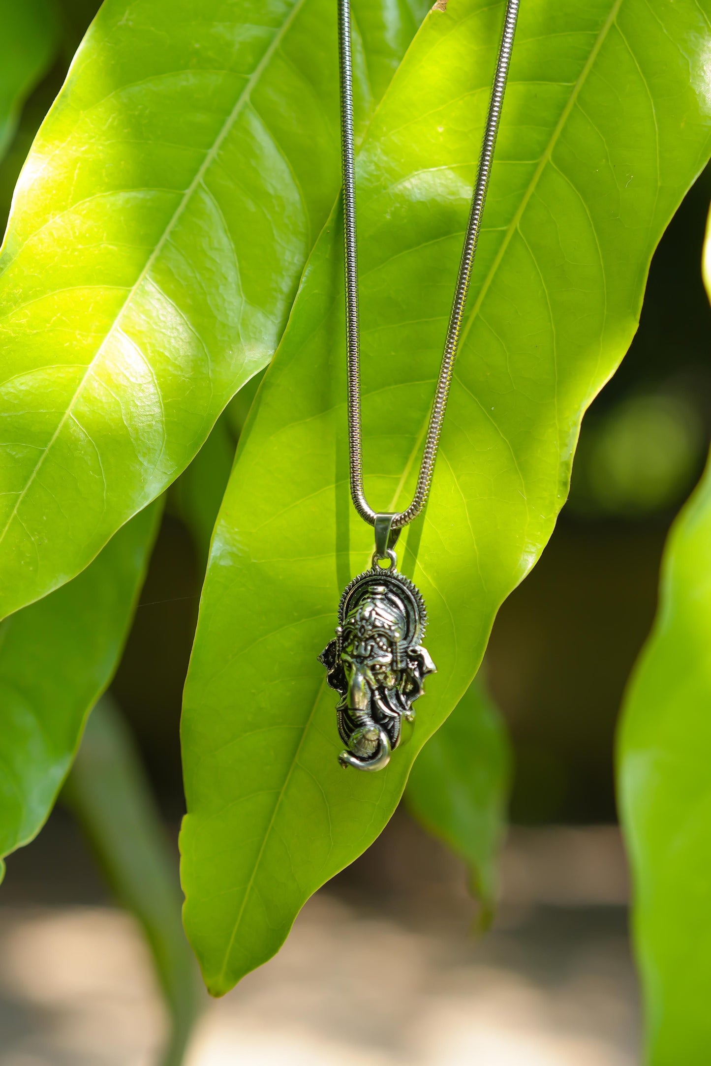 Ganesha Pendant With Chain