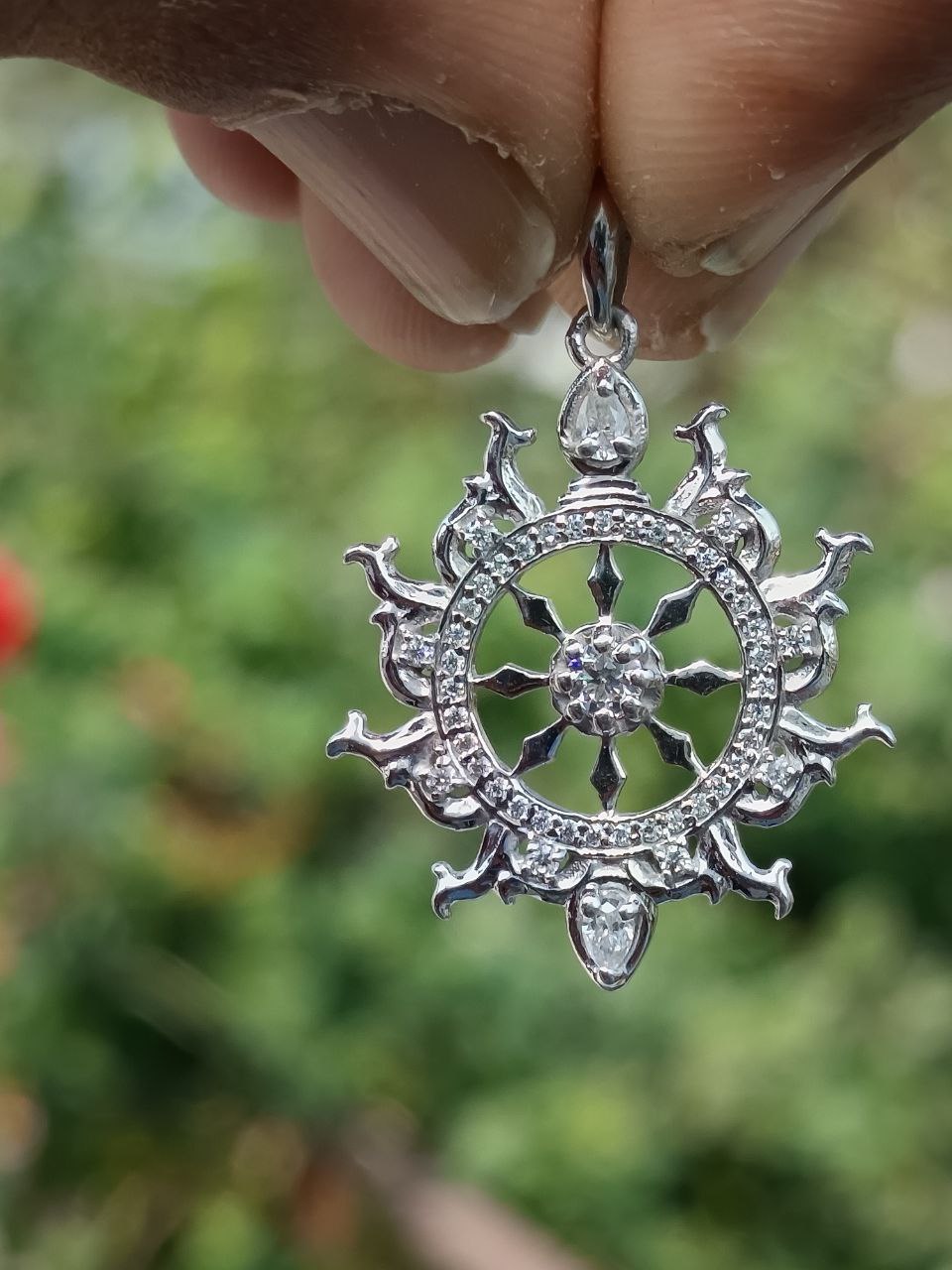 Sudarshan Chakra Pendant With Chain