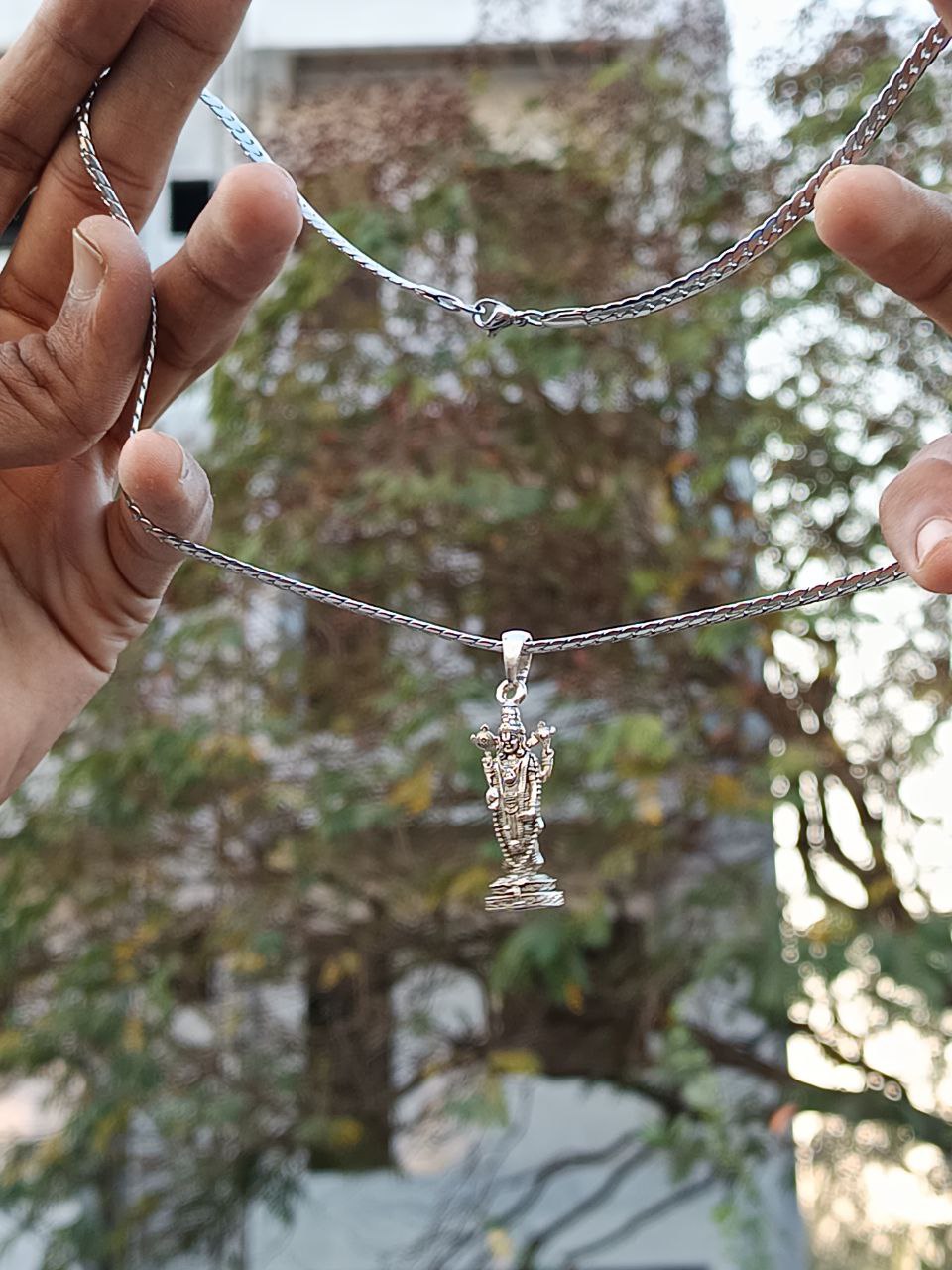 Tirupati Balaji Pendant With Chain