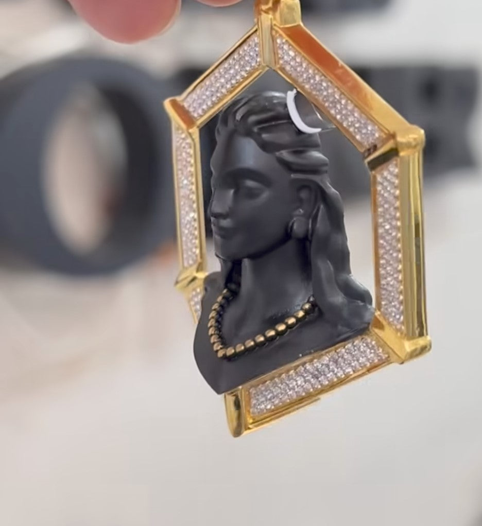 Adiyogi Pendant With Chain