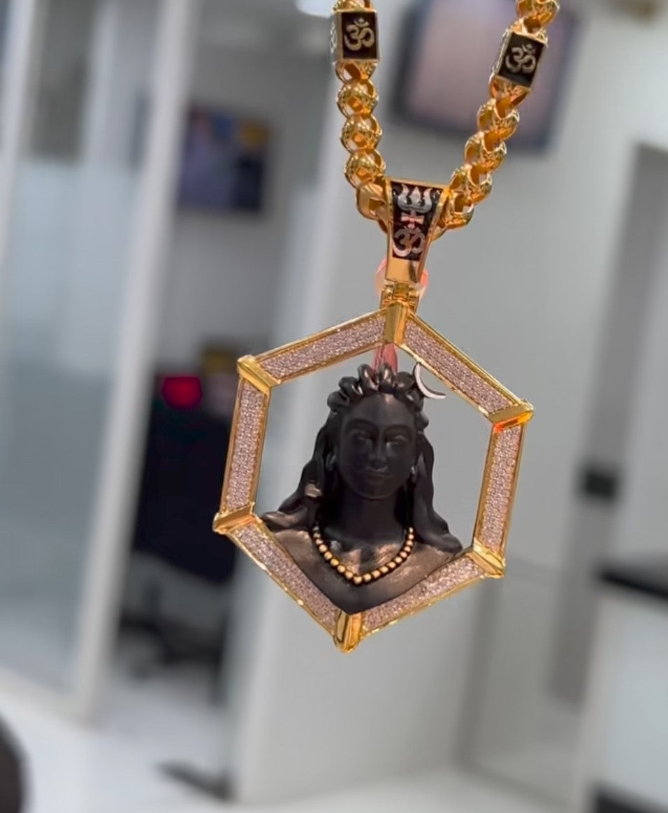 Adiyogi Pendant With Chain