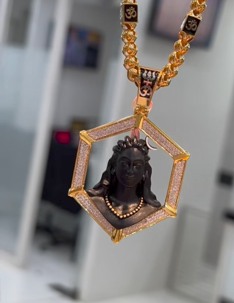 Adiyogi Pendant With Chain
