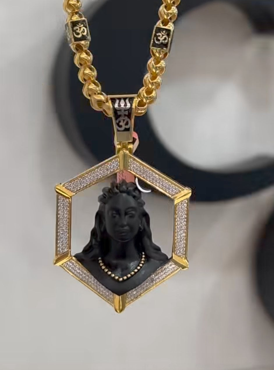 Adiyogi Pendant With Chain