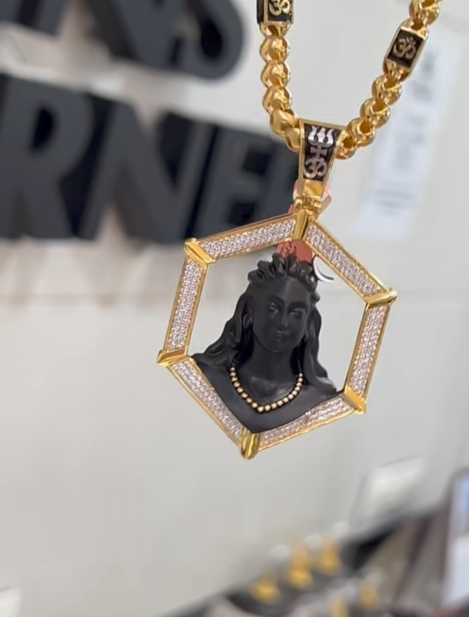 Adiyogi Pendant With Chain