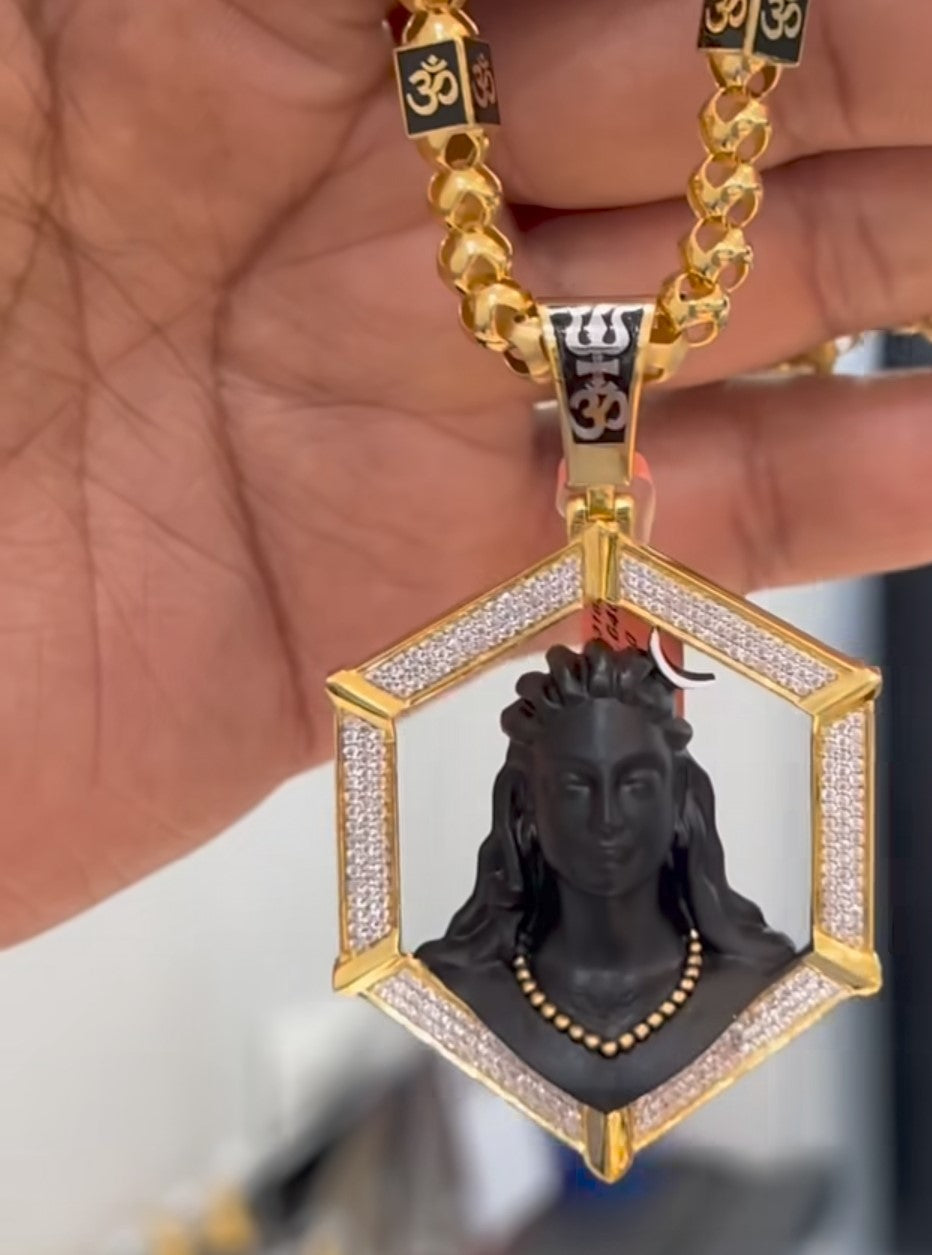 Adiyogi Pendant With Chain