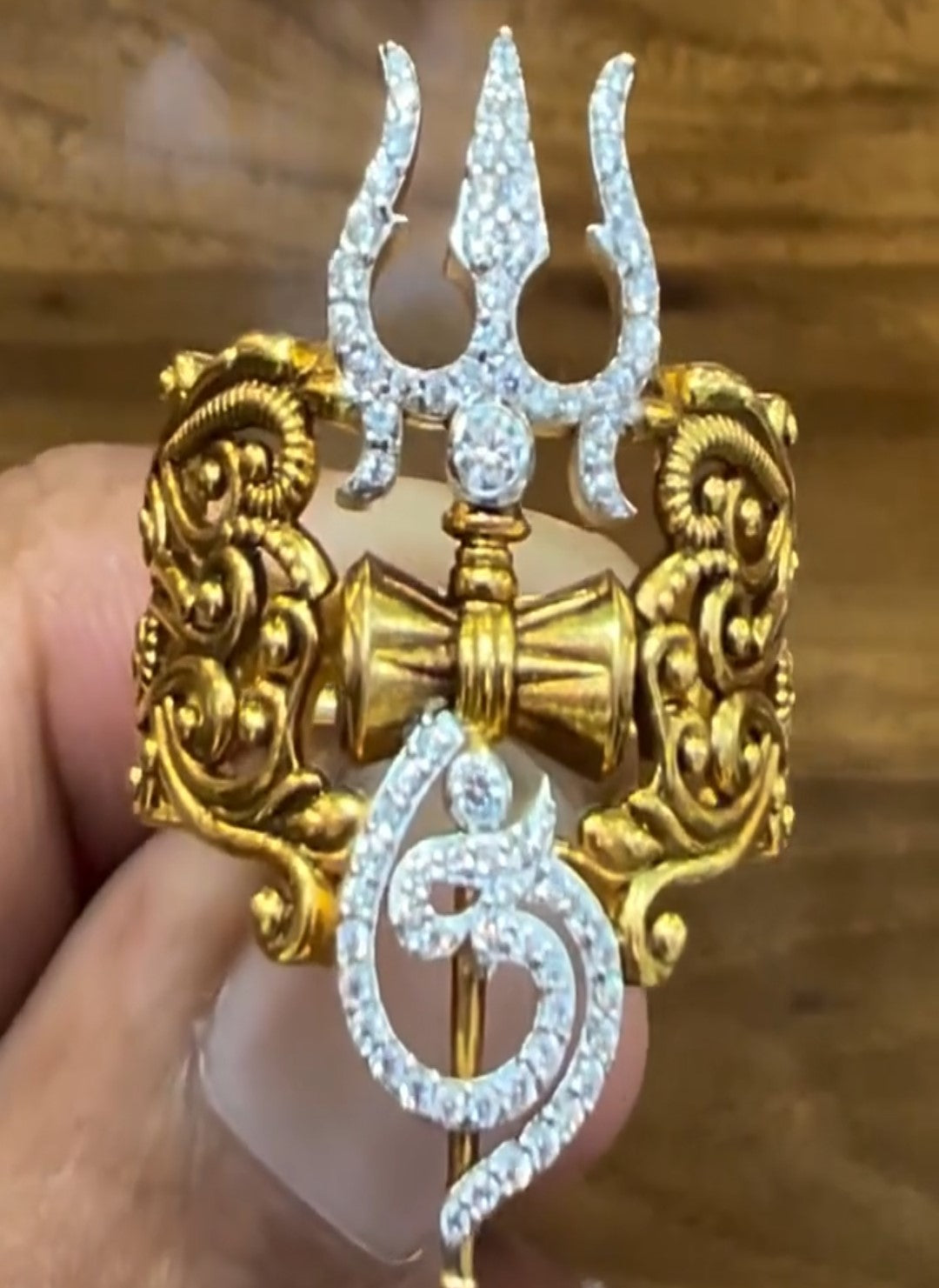 Trishul Design Ring