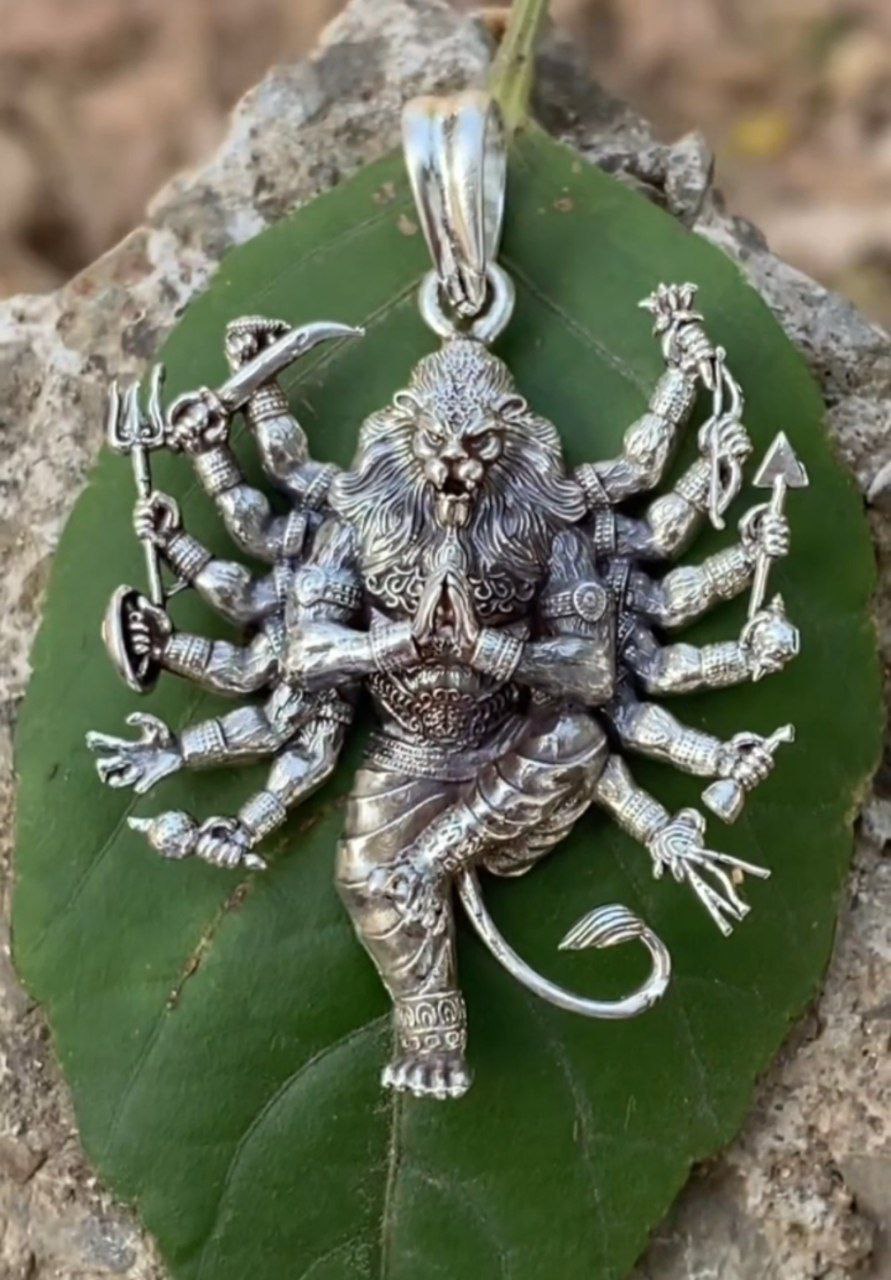 Narsimha Bhagwan Pendant With Chain