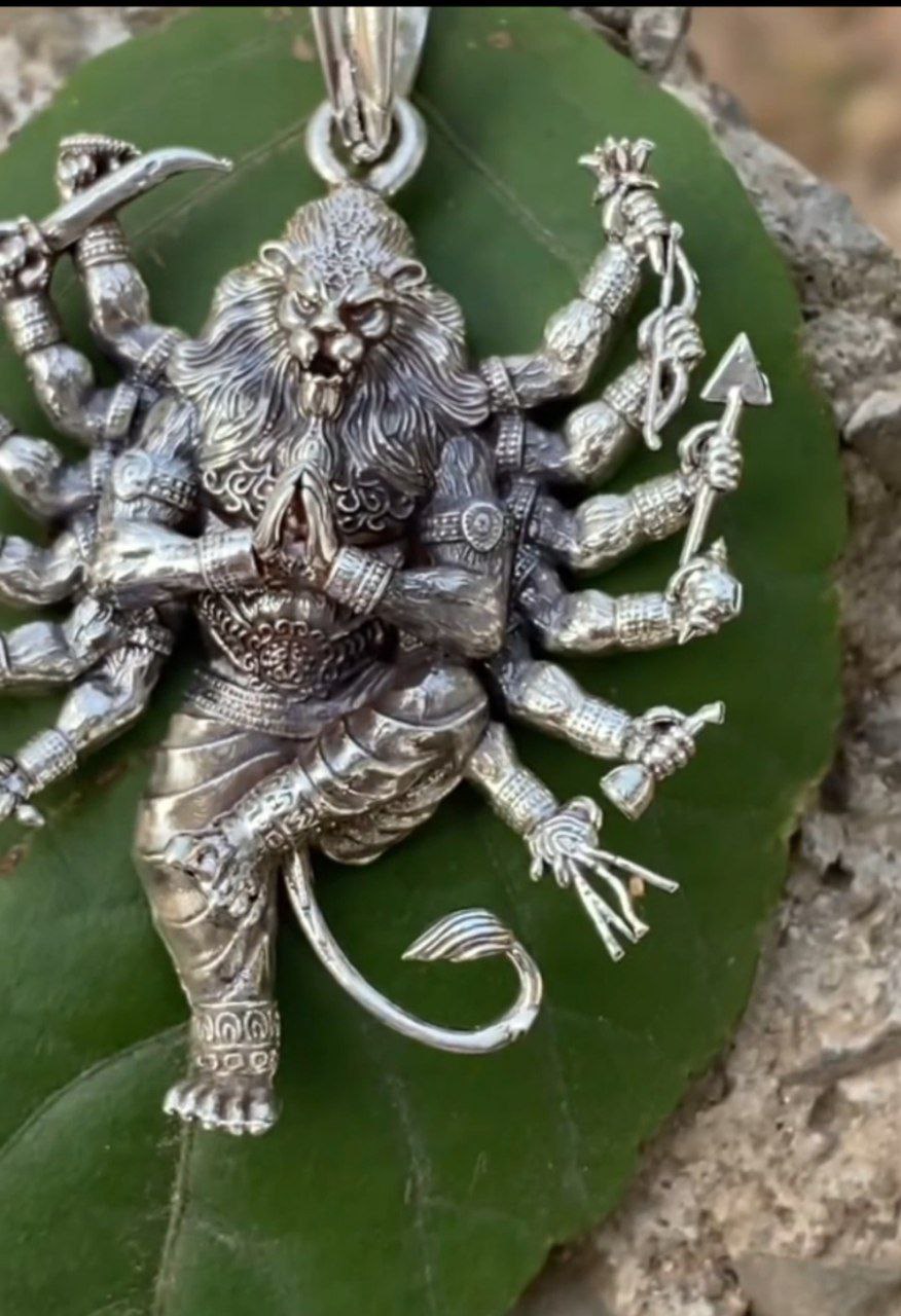 Narsimha Bhagwan Pendant With Chain