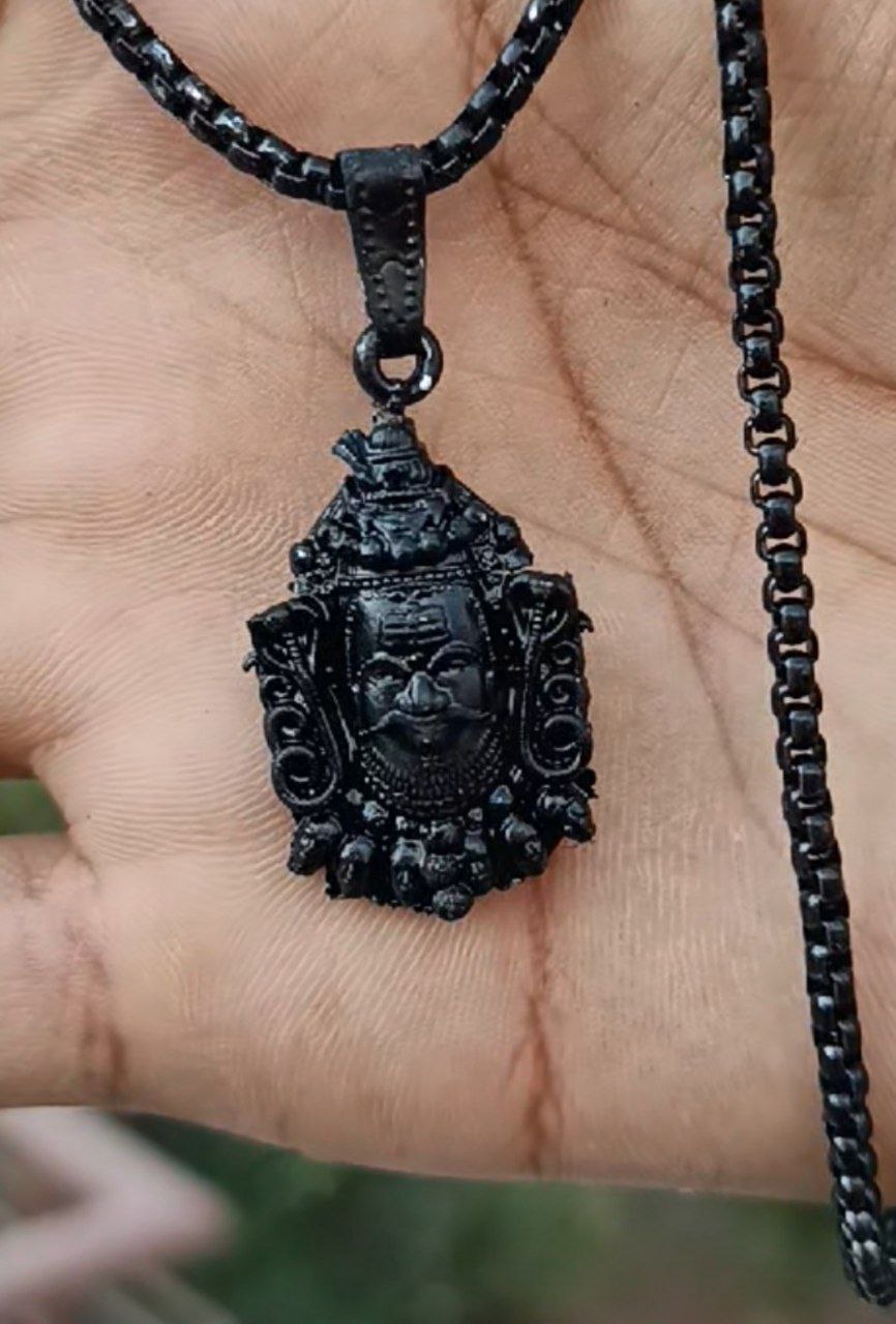 Ujjain Mahakal Black Pendant