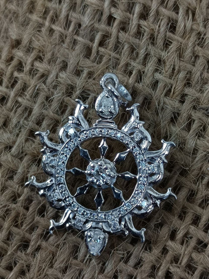 Sudarshan Chakra Pendant With Chain