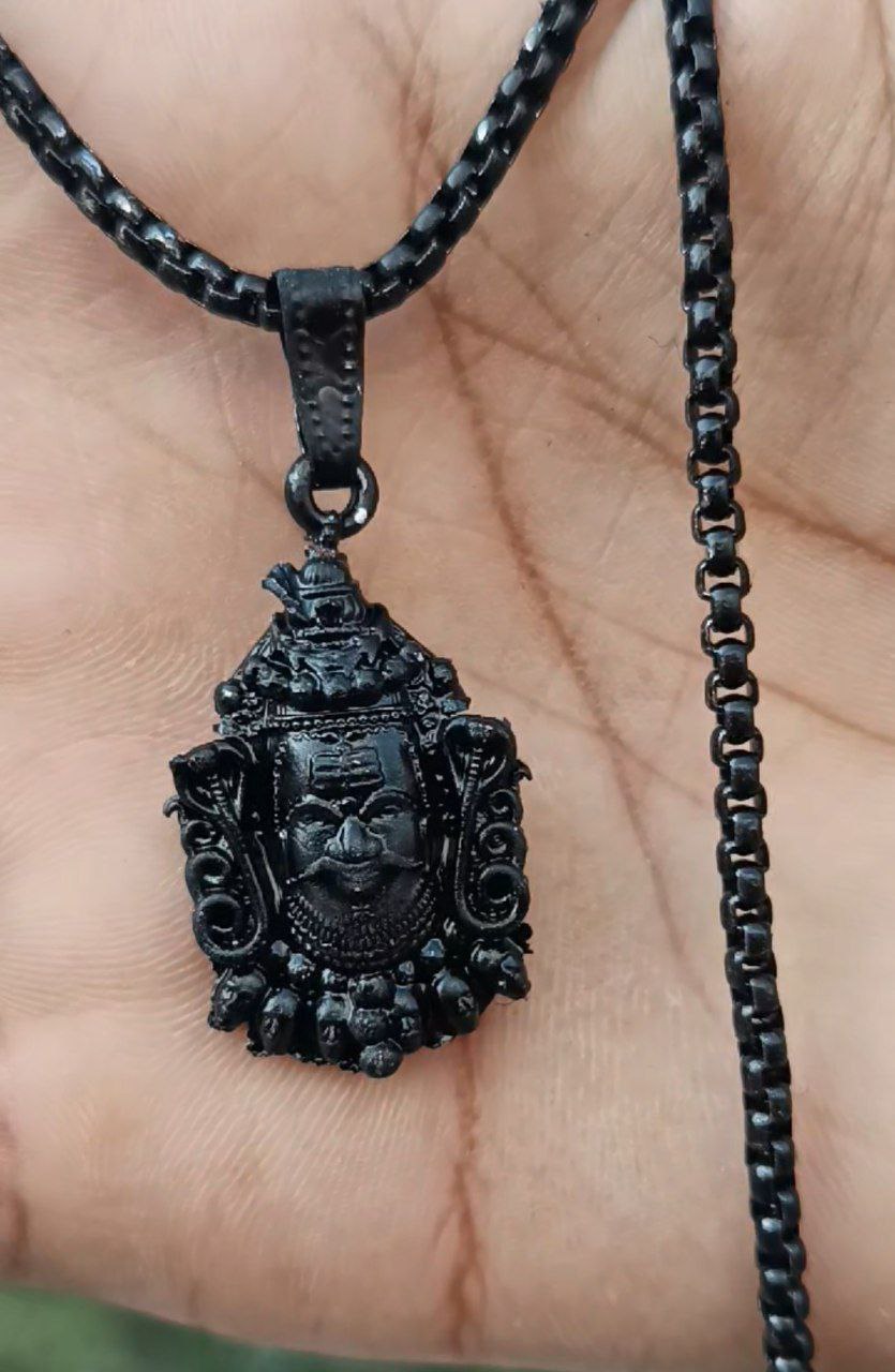 Ujjain Mahakal Black Pendant