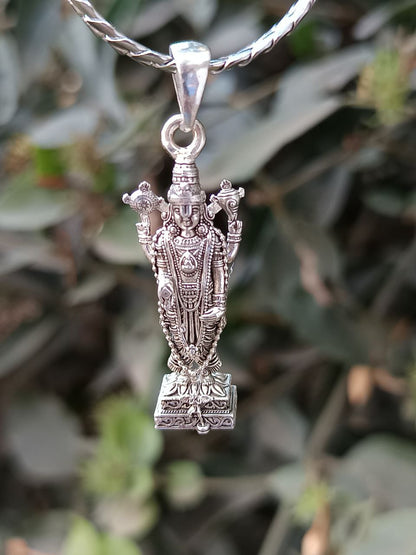Tirupati Balaji Pendant With Chain