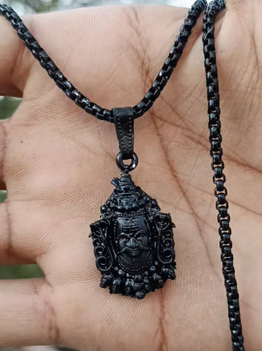 Ujjain Mahakal Black Pendant