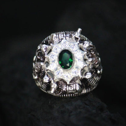Lord Shiva Silver Plated Ring