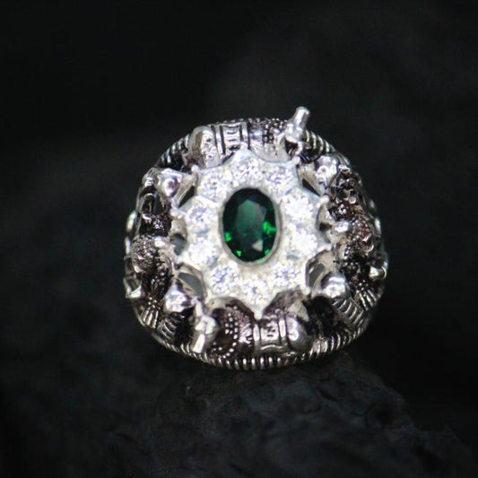 Lord Shiva Silver Plated Ring