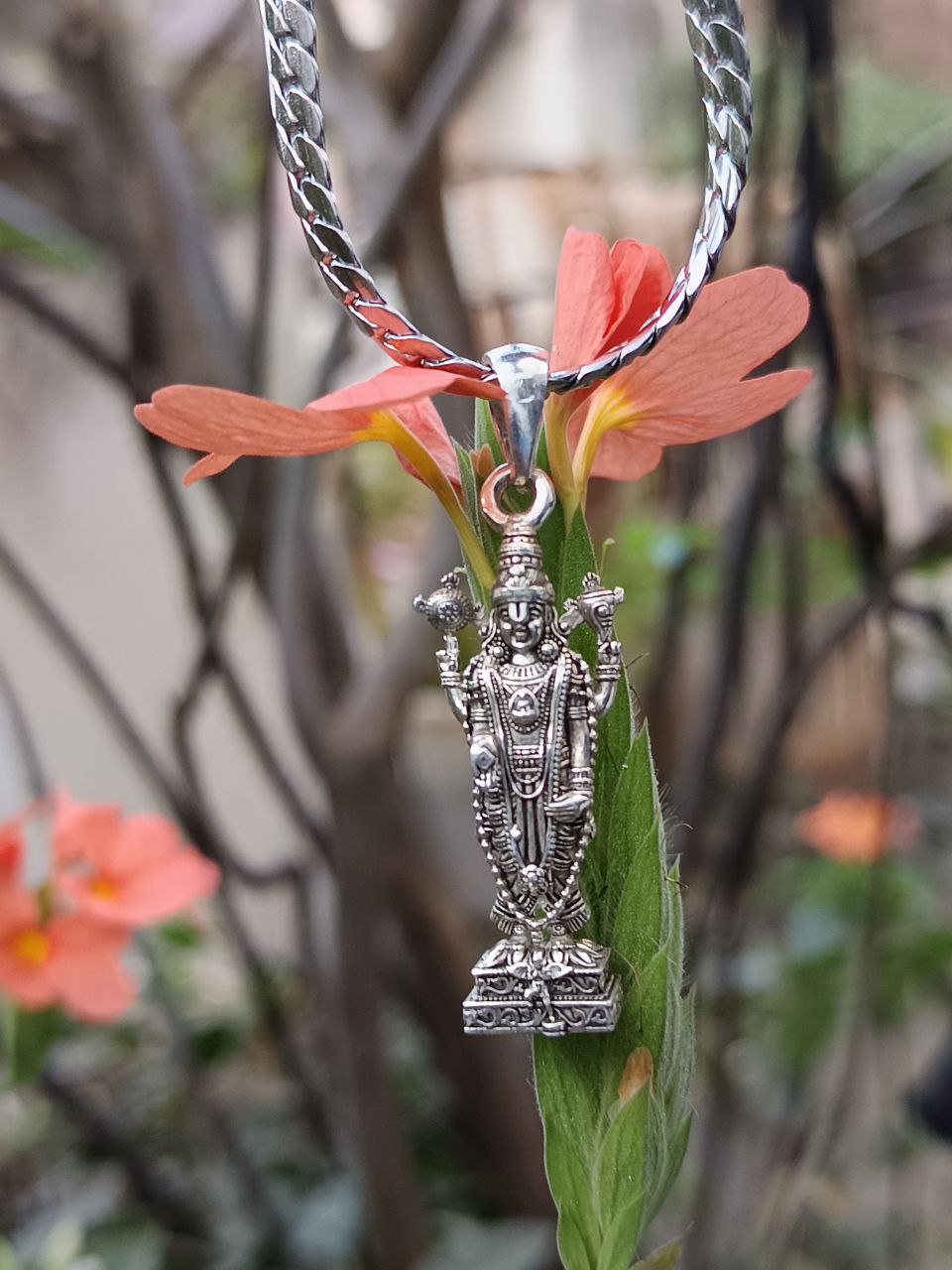 Tirupati Balaji Pendant With Chain