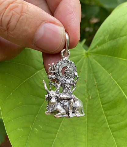 Shivji Seating On Nandi Pendant With Chain
