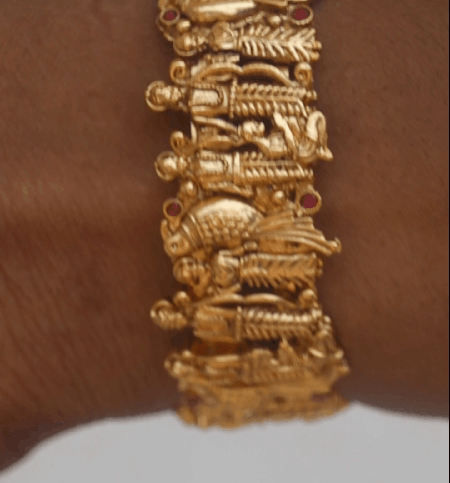 Shree Ramji-Sita Mata Design pavitra Kada / Bracelete