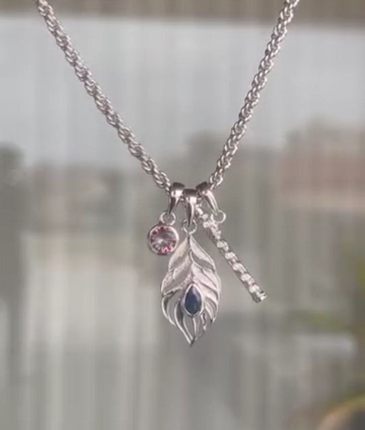 Krishna Mor piece Pendant With Chain