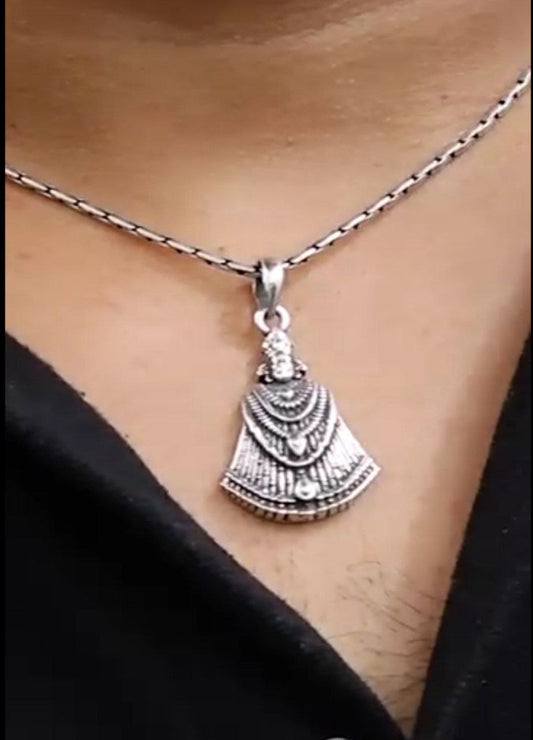 Khatushyam Bhagwaan Pendant With Chain