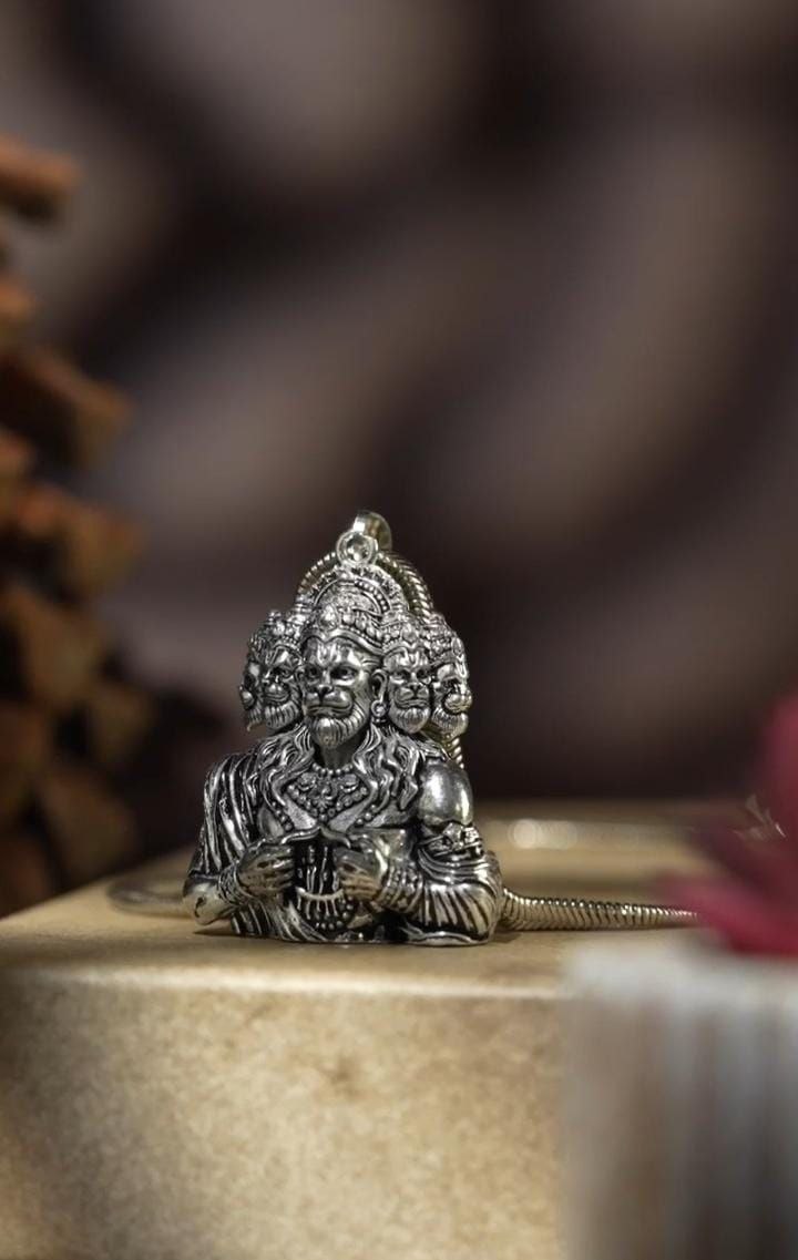 Panchamukhi Hanuman Pendant With Chain
