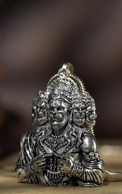 Panchamukhi Hanuman Pendant With Chain