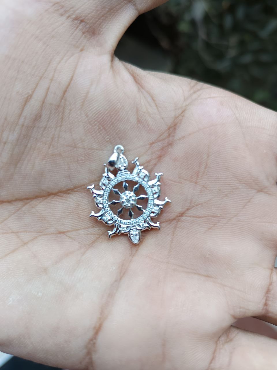 Sudarshan Chakra Pendant With Chain