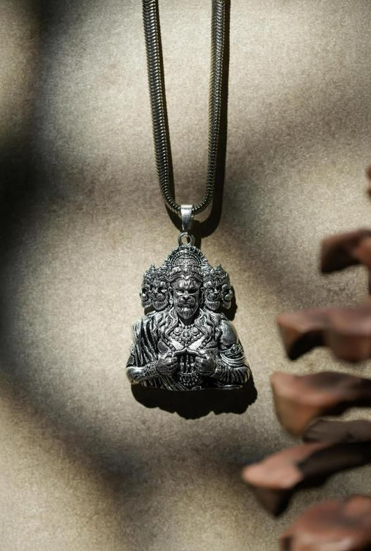 Panchamukhi Hanuman Pendant With Chain