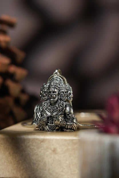 Panchamukhi Hanuman Pendant With Chain
