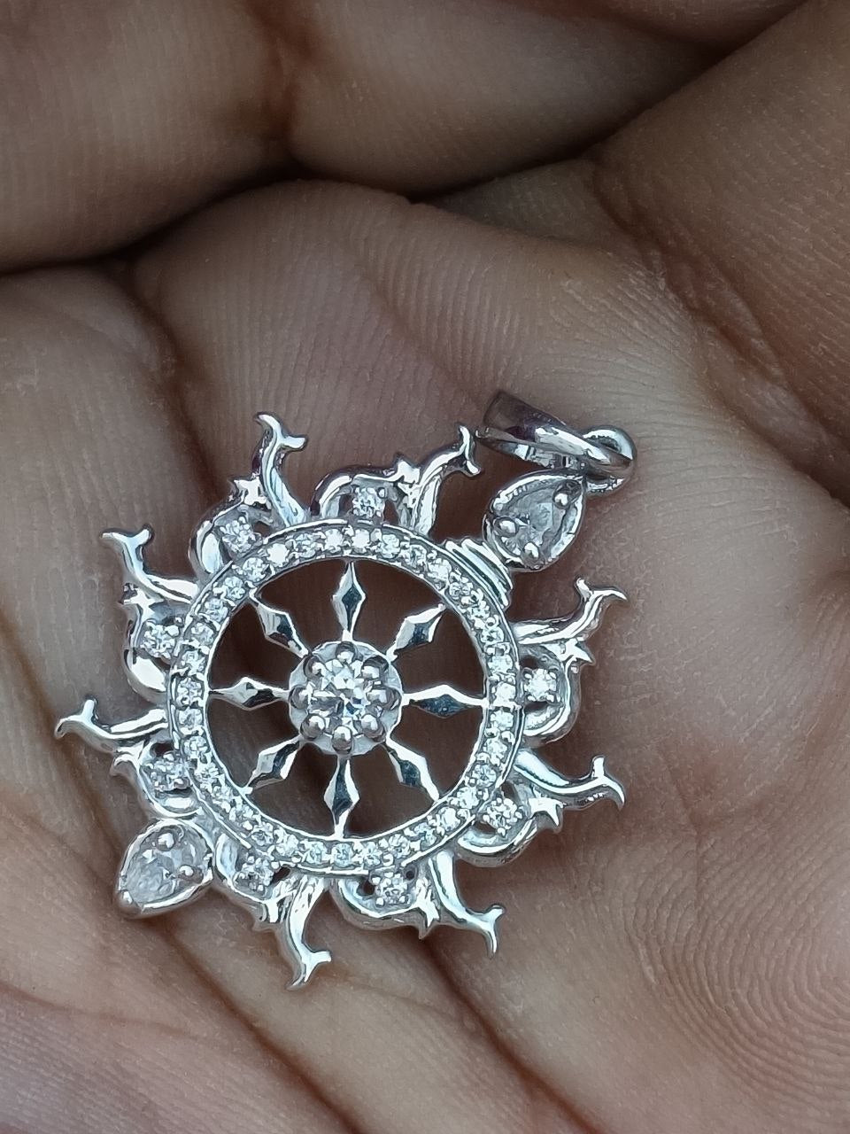 Sudarshan Chakra Pendant With Chain