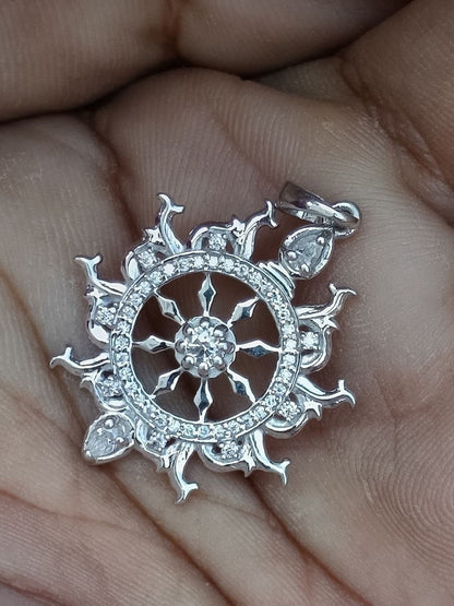 Sudarshan Chakra Pendant With Chain