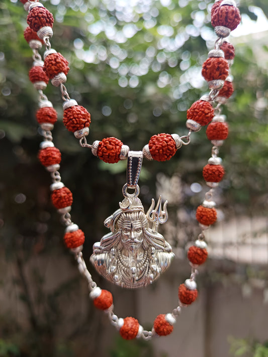 Bhairavnath Mahakal Baba Pendant With Chain