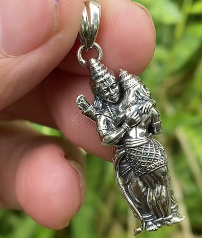 Shree Ramji-Hanumaanji Bhet Pendant with Chain