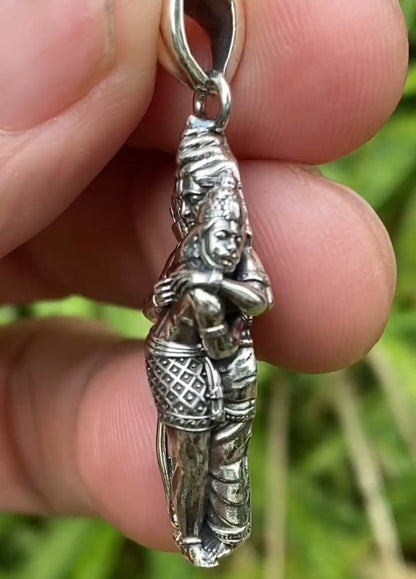 Shree Ramji-Hanumaanji Bhet Pendant with Chain