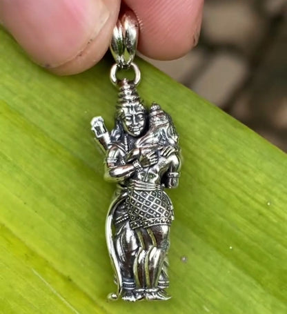 Shree Ramji-Hanumaanji Bhet Pendant with Chain