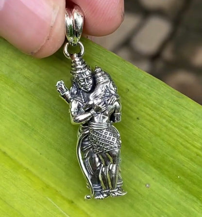 Shree Ramji-Hanumaanji Bhet Pendant with Chain