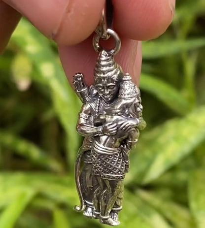 Shree Ramji-Hanumaanji Bhet Pendant with Chain