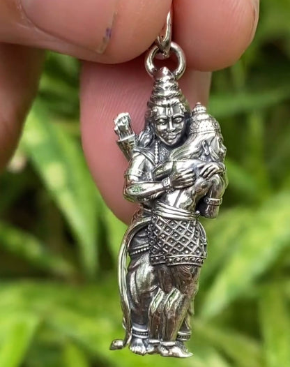 Shree Ramji-Hanumaanji Bhet Pendant with Chain
