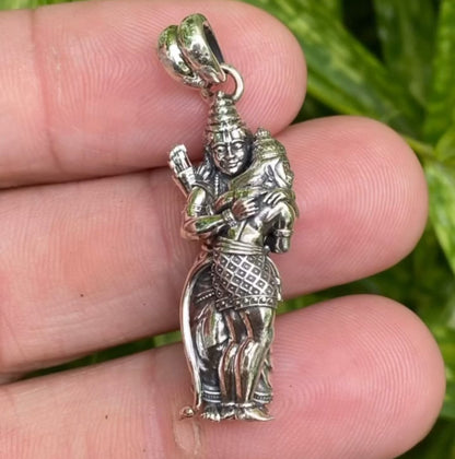Shree Ramji-Hanumaanji Bhet Pendant with Chain