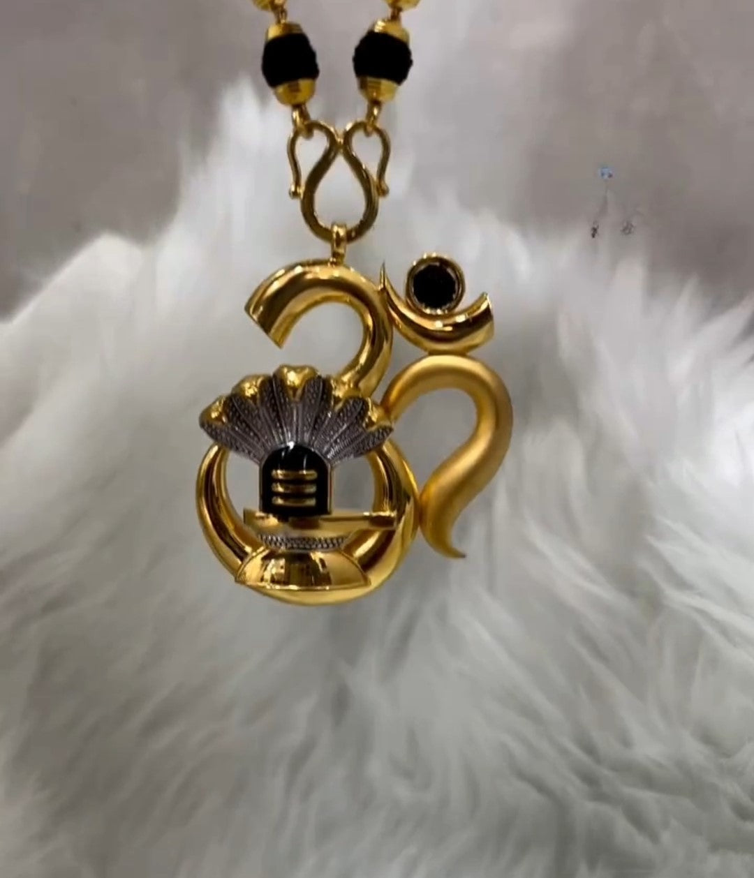 Om Shivling Pendant With Chain