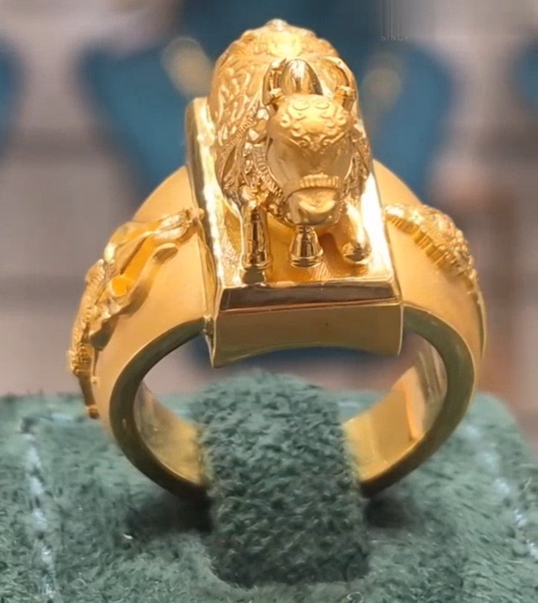 Shivji Nandi Trishul Ring