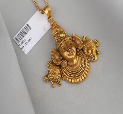 Lord Balaji Nakshi Pendant